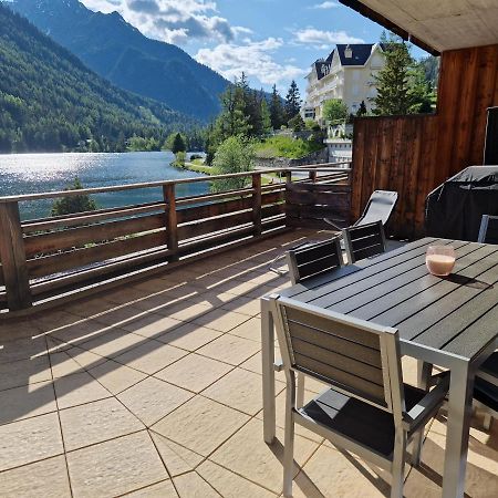 Superbe Appartement Champex-Lac Avec Piscine Et Sauna Bagian luar foto