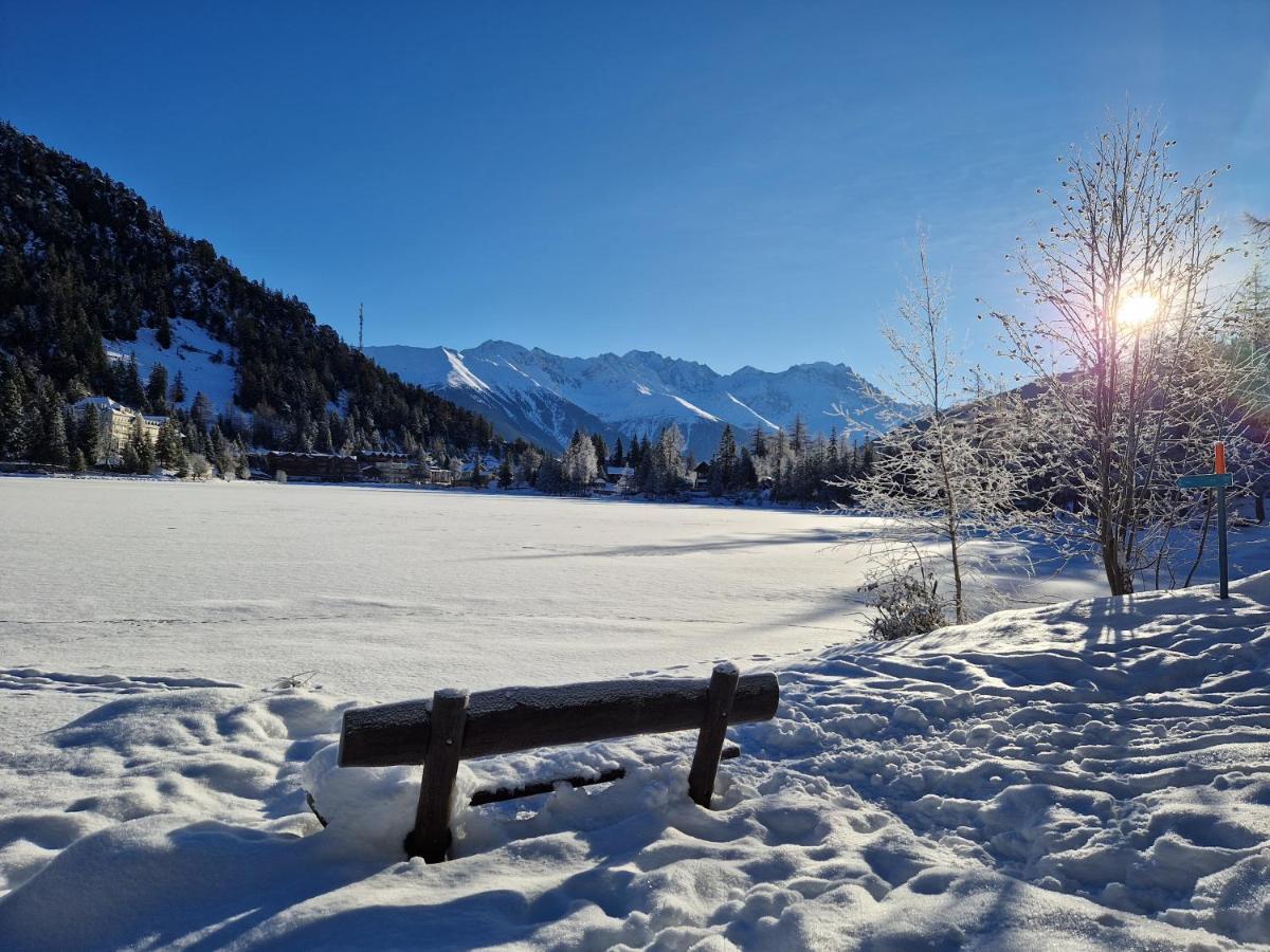 Superbe Appartement Champex-Lac Avec Piscine Et Sauna Bagian luar foto
