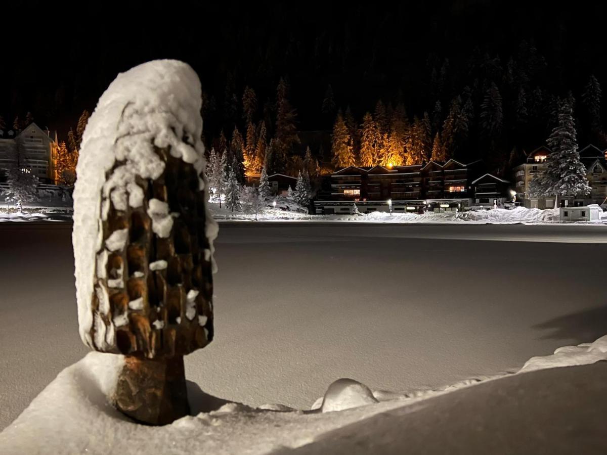 Superbe Appartement Champex-Lac Avec Piscine Et Sauna Bagian luar foto