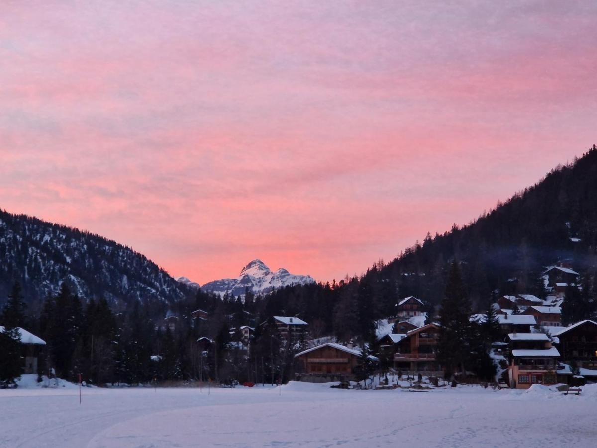 Superbe Appartement Champex-Lac Avec Piscine Et Sauna Bagian luar foto