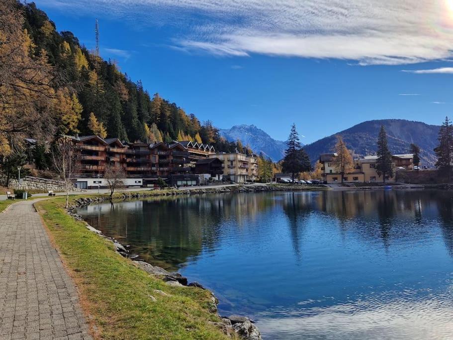 Superbe Appartement Champex-Lac Avec Piscine Et Sauna Bagian luar foto