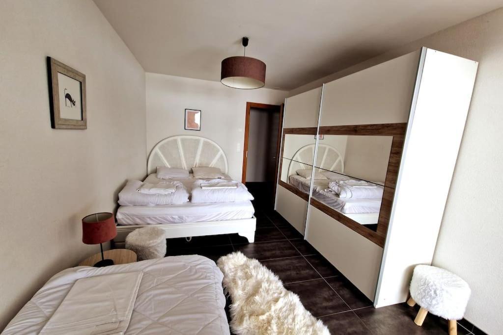 Superbe Appartement Champex-Lac Avec Piscine Et Sauna Bagian luar foto