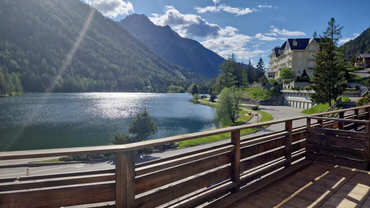 Superbe Appartement Champex-Lac Avec Piscine Et Sauna Bagian luar foto